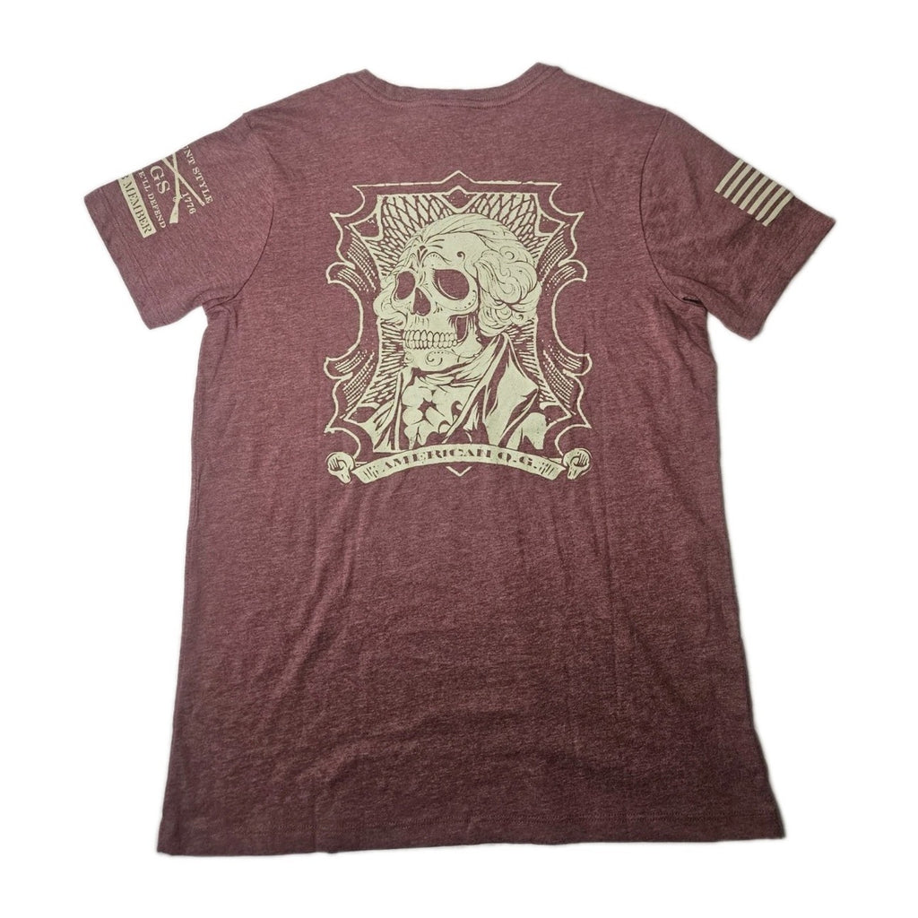 Club Member Grunt Style Women's T-Shirt XL Double Sided American OG Skull NWT