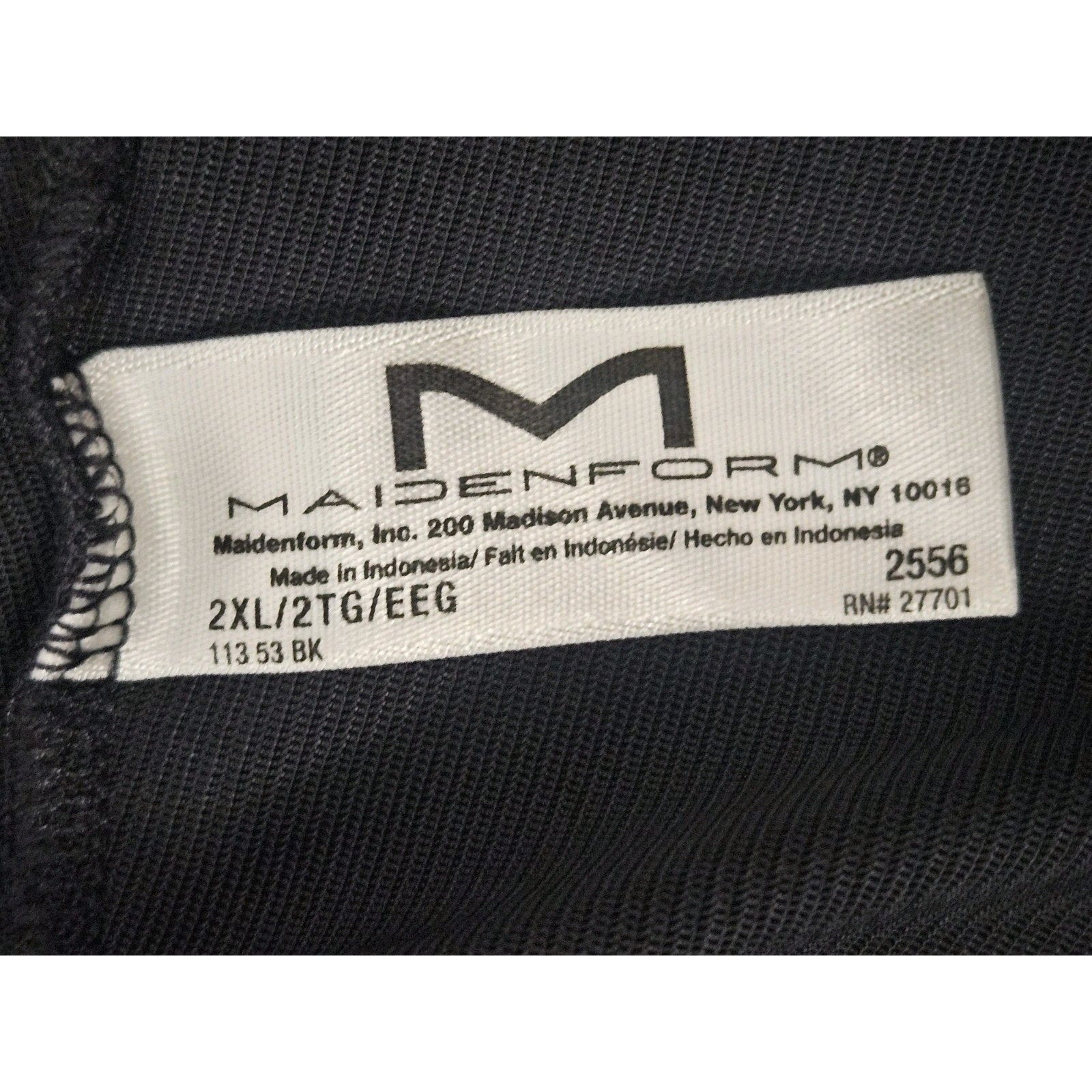 Maidenform Full Body Shaper Medium Firm Tummy-Control Instant Slimmer Sz 2XL