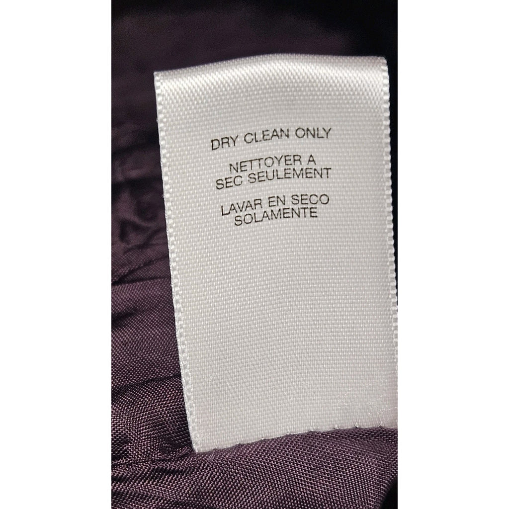 MICHAEL KORS FANCY PURPLE HOODED ANORAK CINCH-WAIST RAINCOAT LONG JACKET P/M