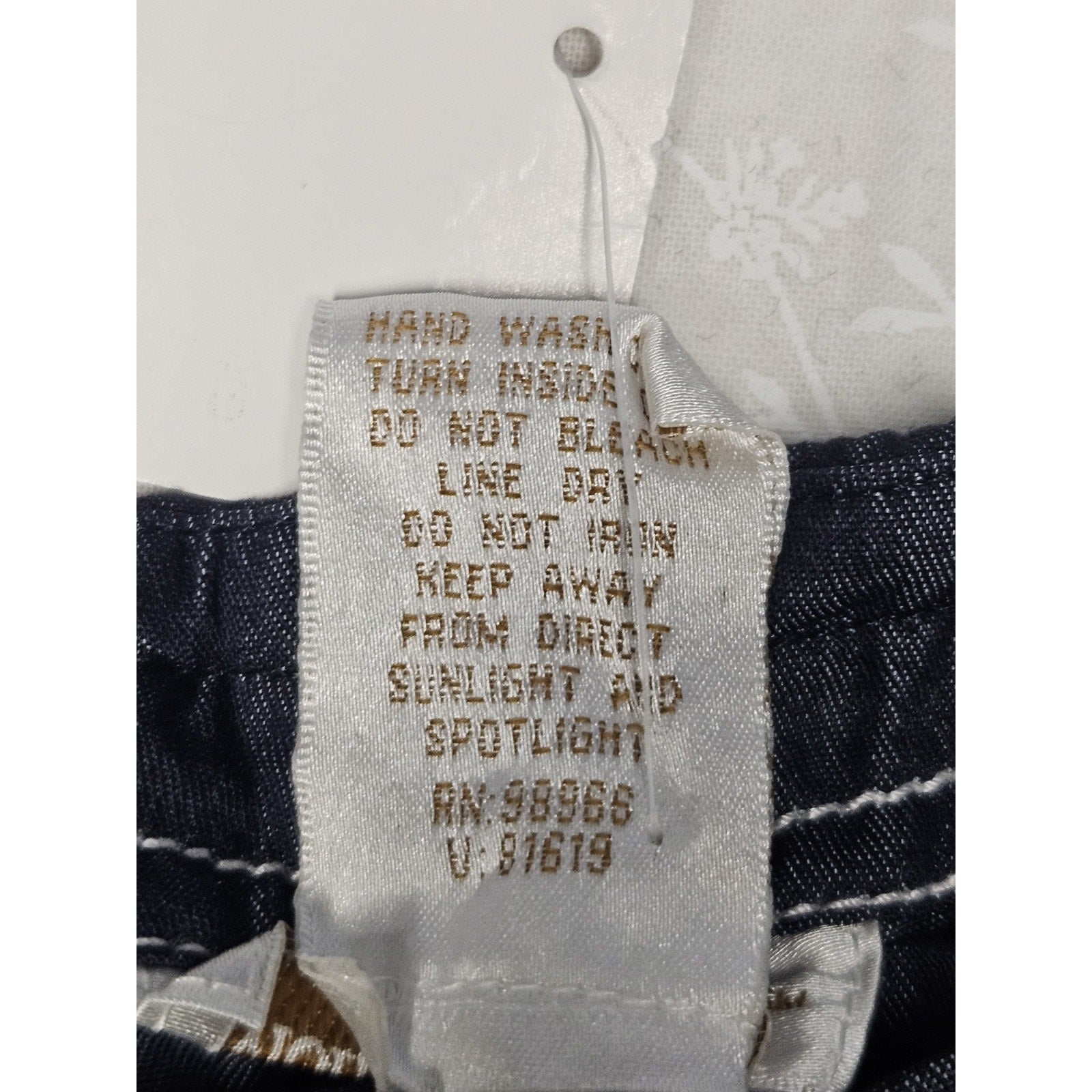 Monroe And Main Denim Lace Up Midi Skirt Crinkled Denim Size XL Dark Wash Boho