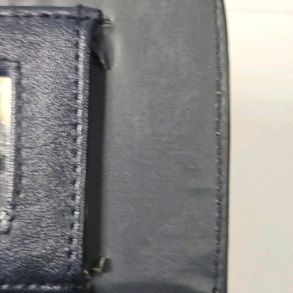 L'egent Navy Brown Faux Leather Purse Buckle Mini Shoulder Bag 90s Vintage
