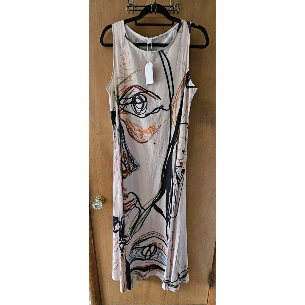 NWT Roywe Dress Full Length Summer Or Spring Dress Size Large