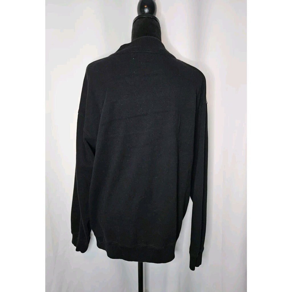 MEN’S CHERESKIN LONG SLEEVE Full ZIP SWEATER SHIRT SIZE XL