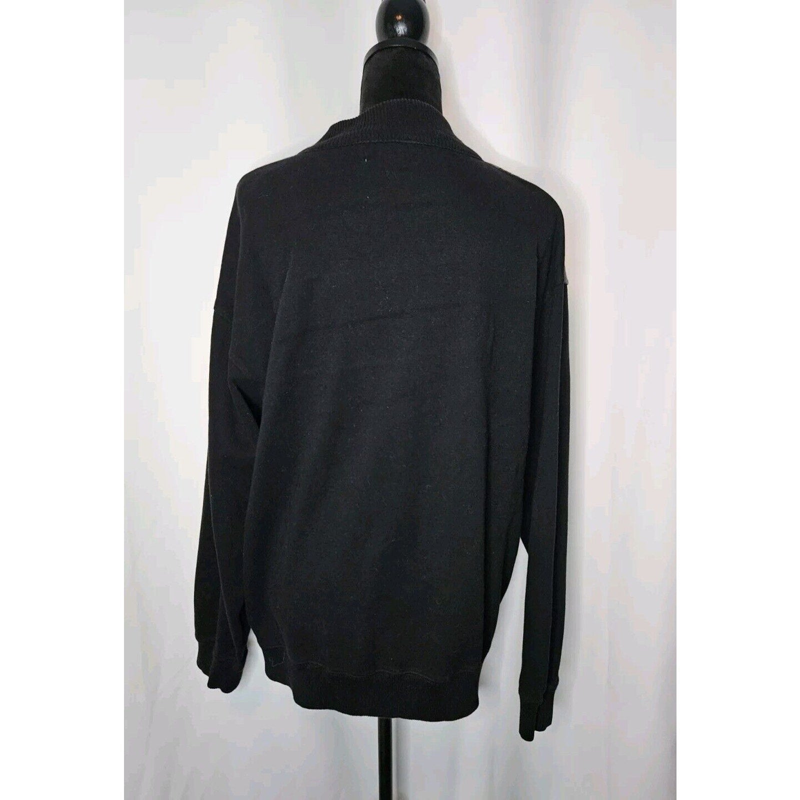 MEN’S CHERESKIN LONG SLEEVE Full ZIP SWEATER SHIRT SIZE XL
