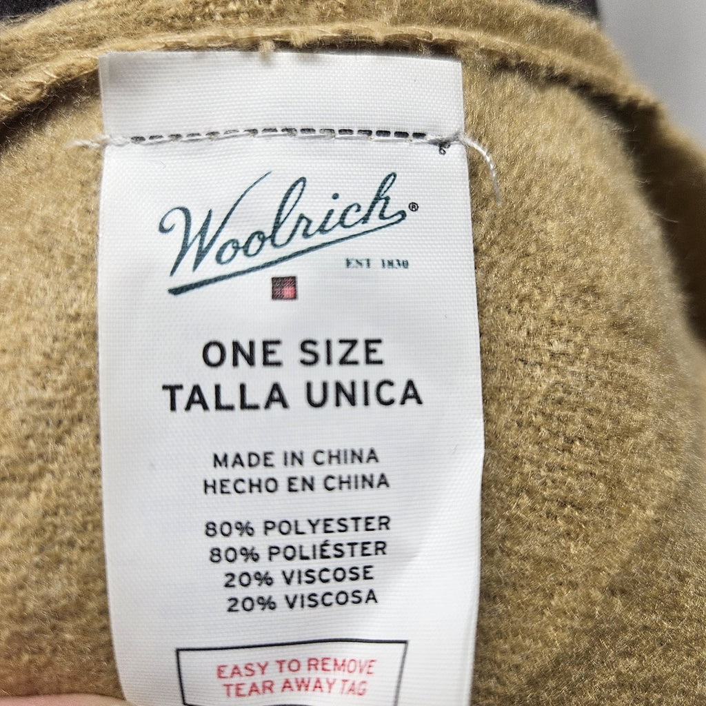 WOOLRICH Justine Cozy Blanket Wrap/Shawl Cape One Size Boho Chic Festival