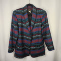 VTG David Paul New York Navajo Aztec Southwest Blazer Jacket USA Made Medium