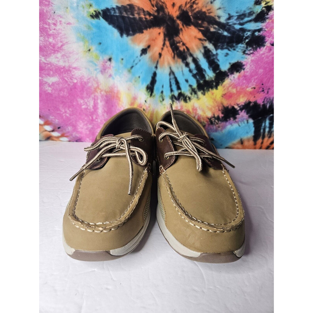 Dexter Mens Size 10 Slip-On Tie Loafers Brown 2-Tone Gorpcore