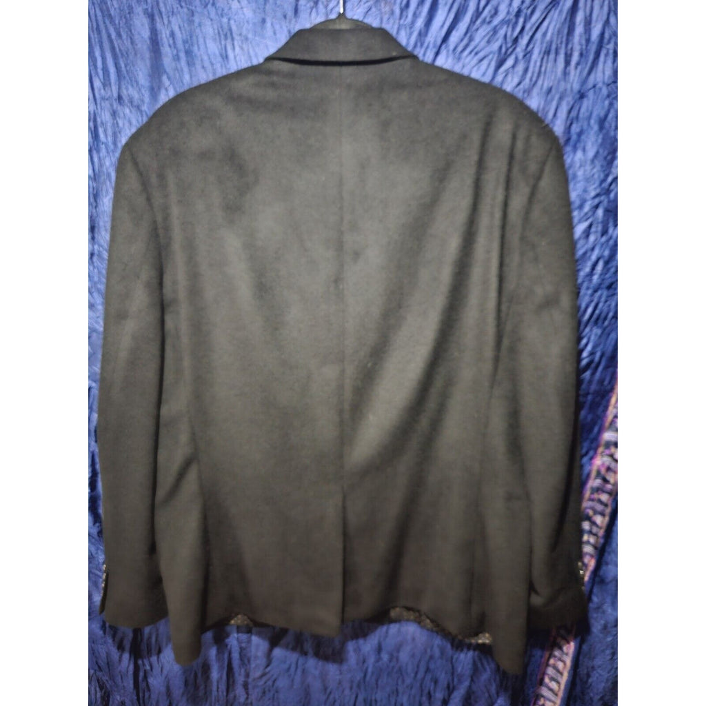 Lauren Ralph Lauren Sport Coat Blazer Men's XL Black 2-Button Jacket