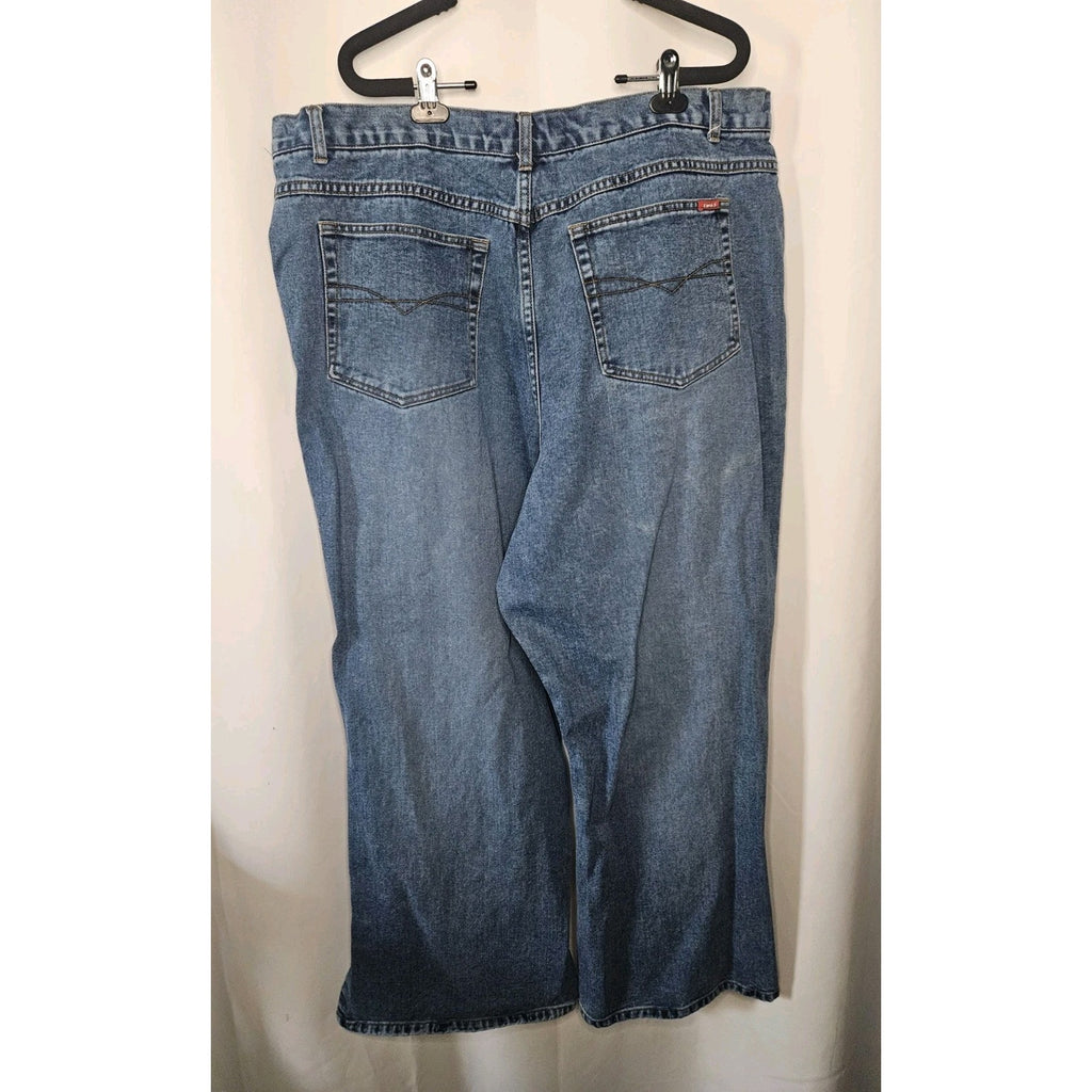 Vintage Zana Di Jeans Size 26 Ultra High-Rise Straight Wide Leg Grunge Mom Y2K