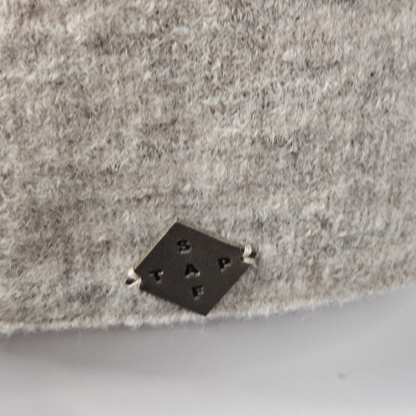 Stapf Austria Gray Beige Wool Open Long Cardigan Sweater Duster Medium