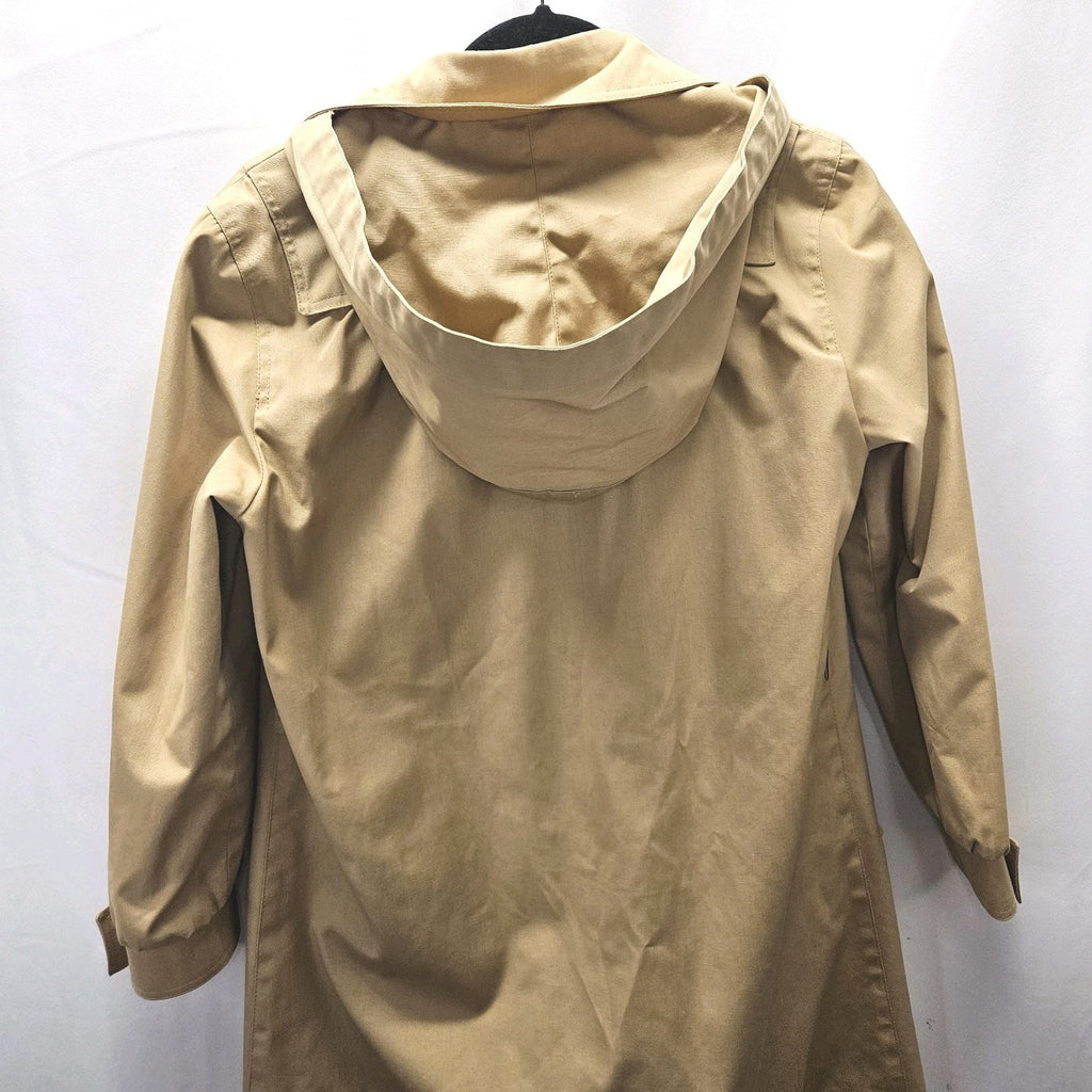 LONDON FOG 70s 80s Vintage Women's Khaki Long Trench Coat 8P Biggs Preppy Retro