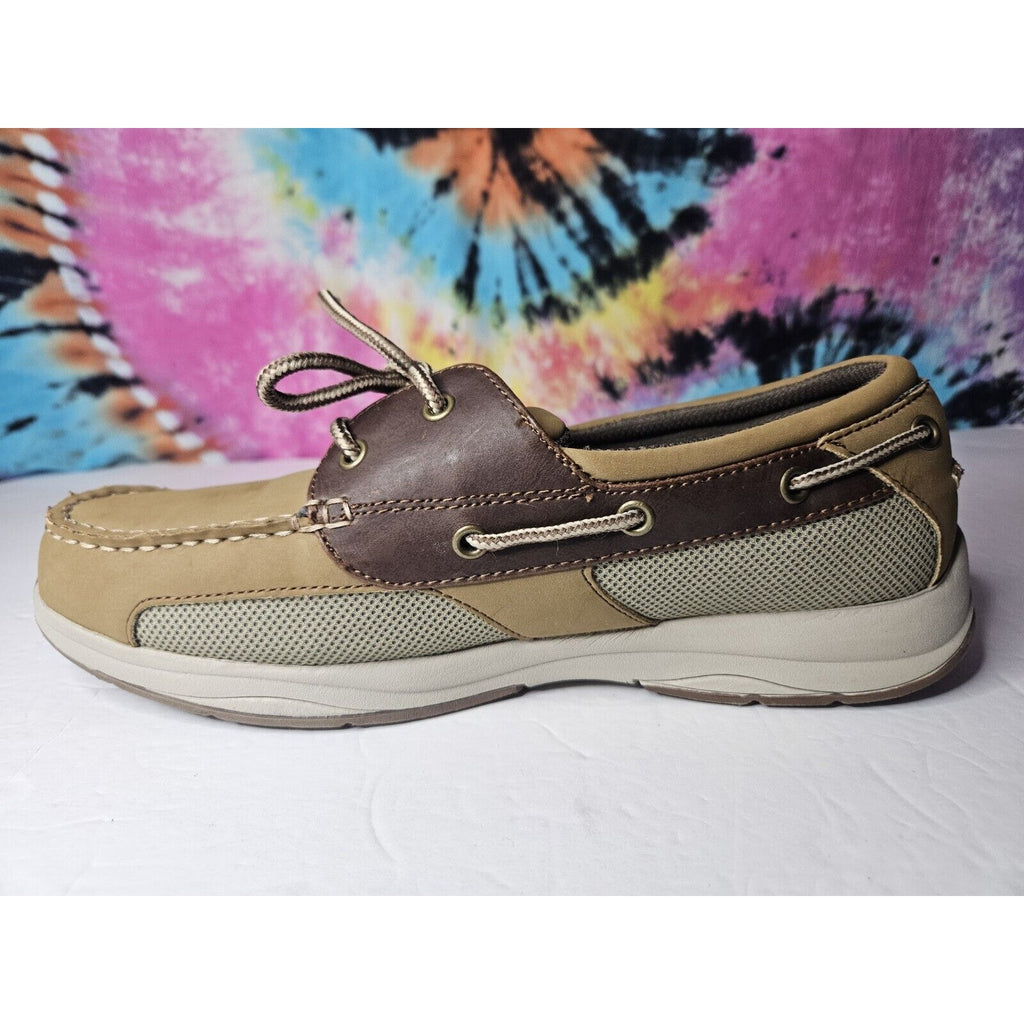 Dexter Mens Size 10 Slip-On Tie Loafers Brown 2-Tone Gorpcore