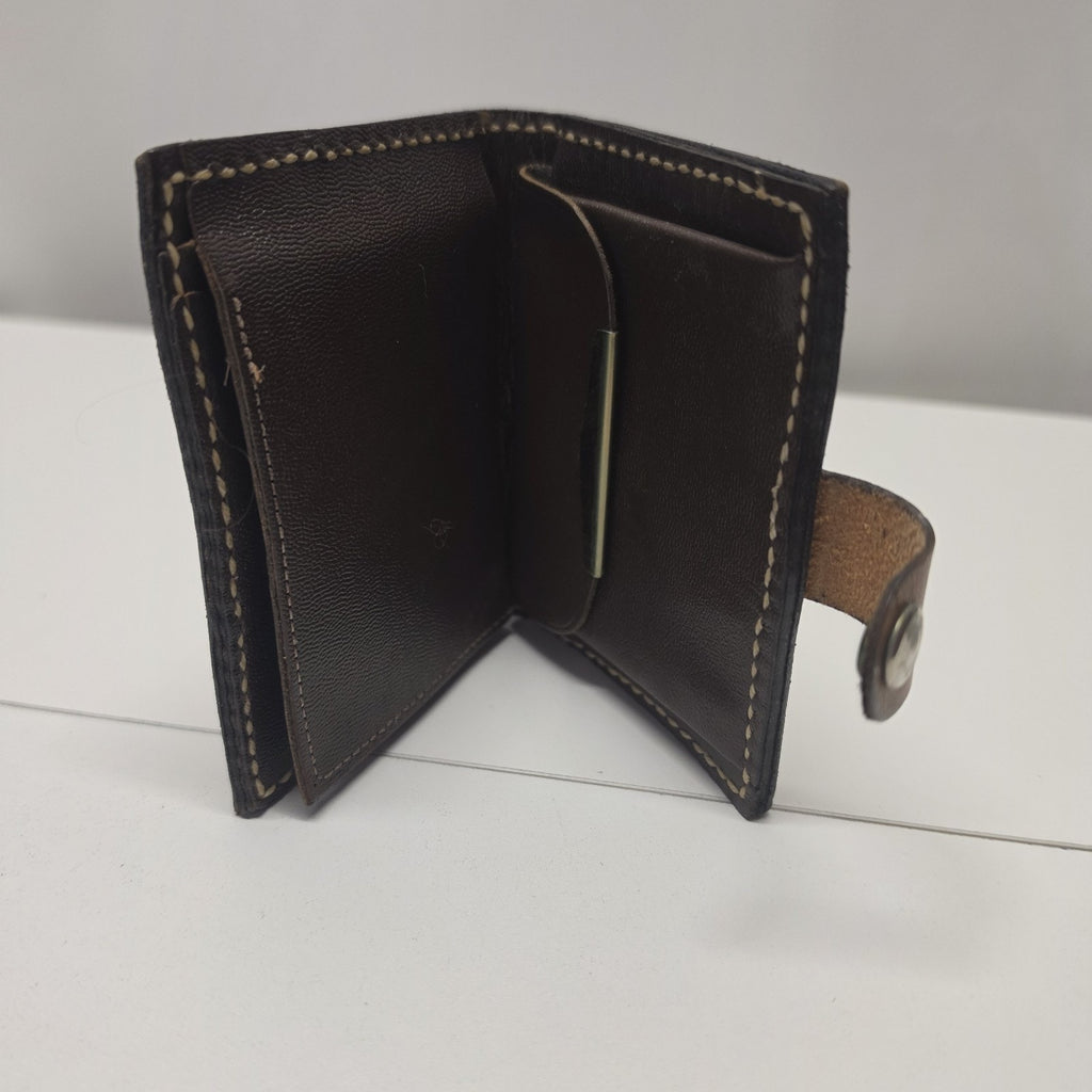 Hand Tooled Full Grain Leather Men’s Wallet Bifold Handmade Western Floral