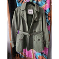 Rare Italian Designer Bazar Deluxe Olive Green Womens Jacket Med Tagila 44