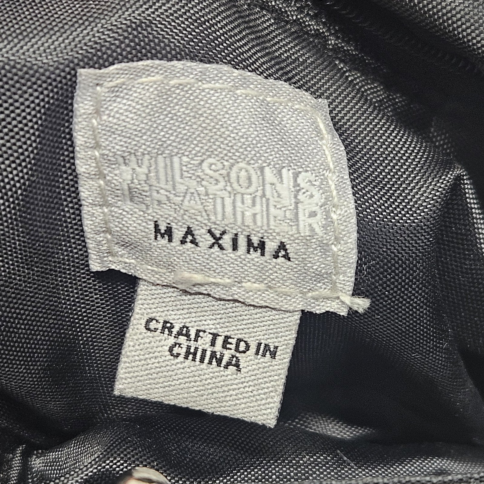 Vintage Wilsons Leather Maxima Black Suede Crossbody Quilted 90s Y2K Goth Grunge
