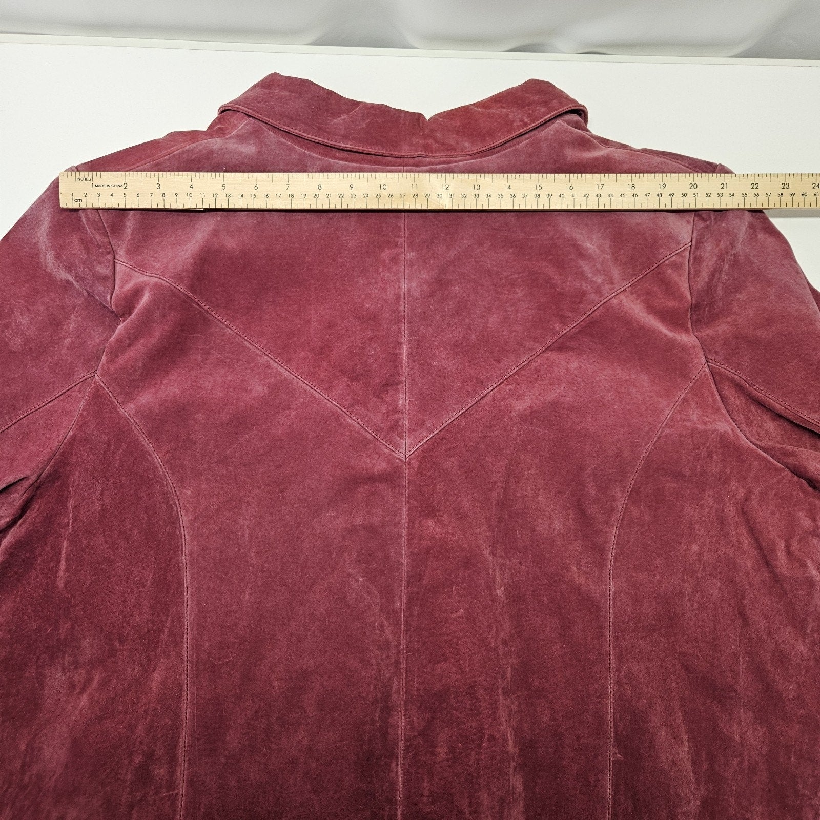 Nwt Lane Bryant Moto Jacket Womens Plus Pink Suede Zip Front Pockets 24/26 3X