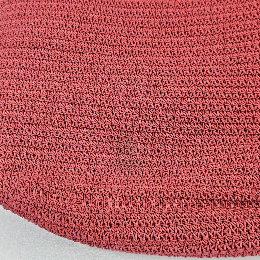 Capelli Straworld Red Crochet Ladies Bag Purse Boho Bohemian Lined Shoulder Bag