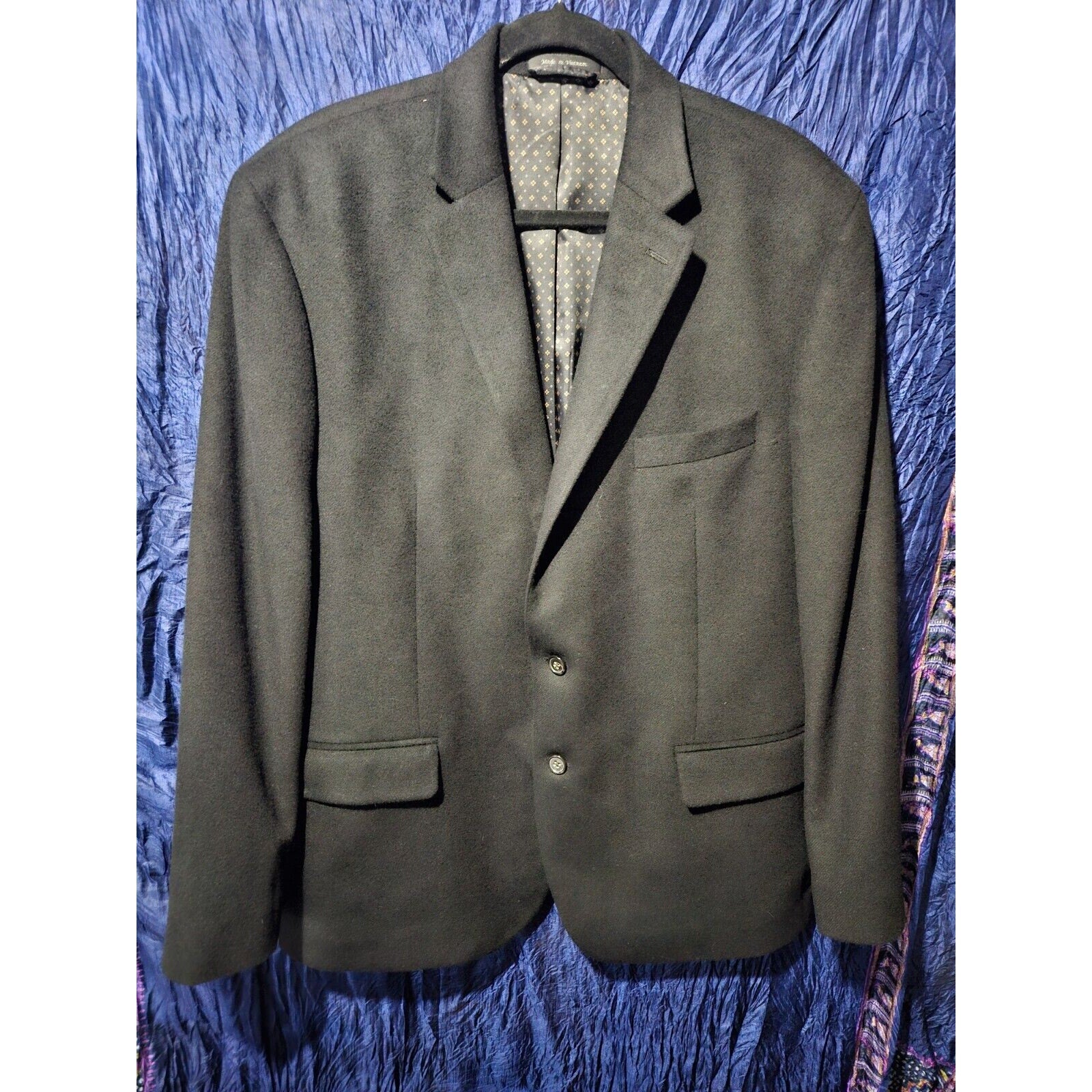 Lauren Ralph Lauren Sport Coat Blazer Men's XL Black 2-Button Jacket