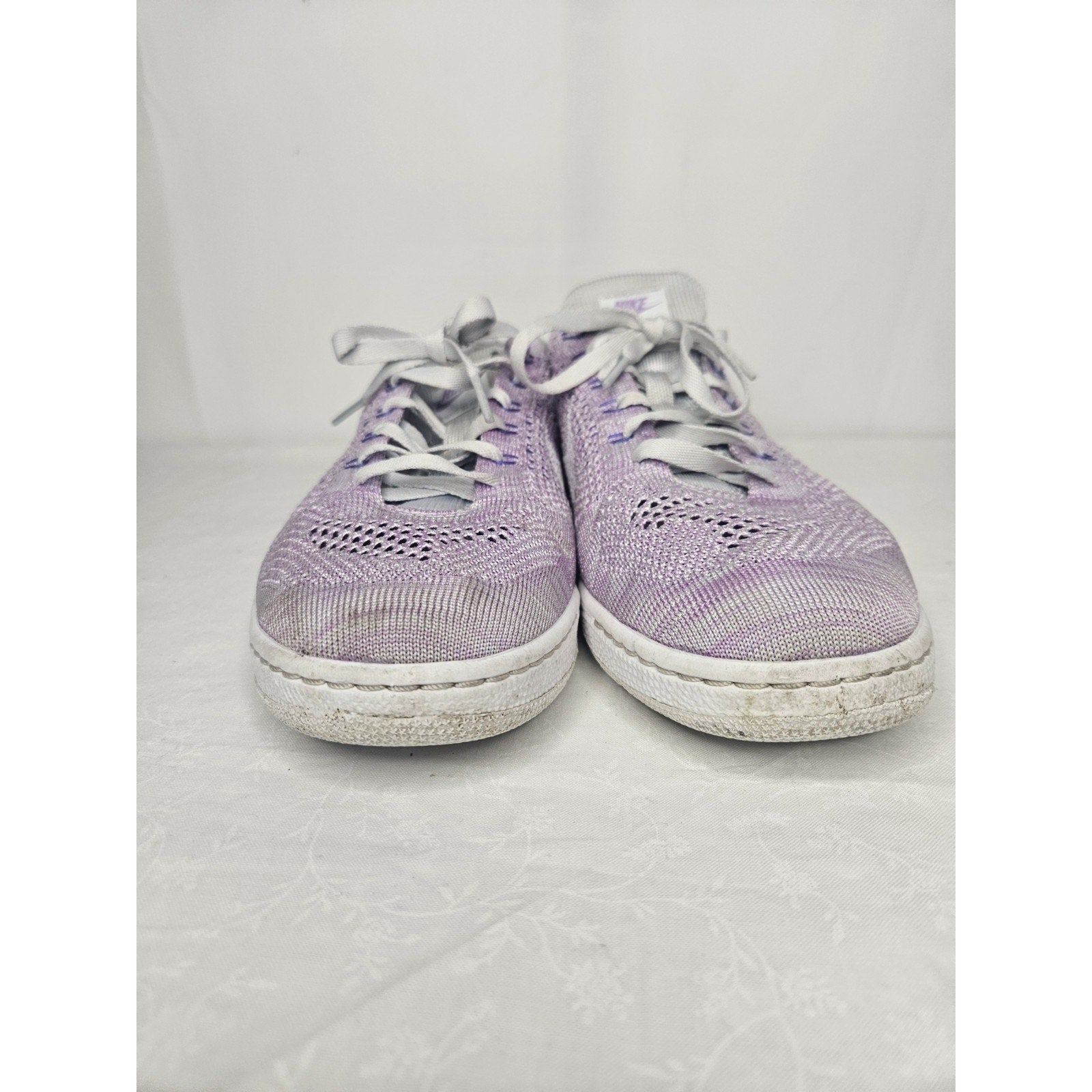 Nike Tennis Classic Ultra Flyknit 833860-002 Women 10 Purple Trainers Sneaker
