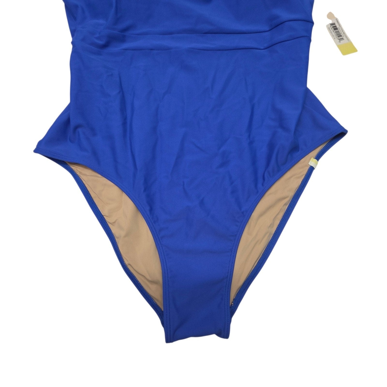 NWT Summersalt Ruched Backflip Swimsuit Sold Out Ltd Ed Blue Deep V Sz 14