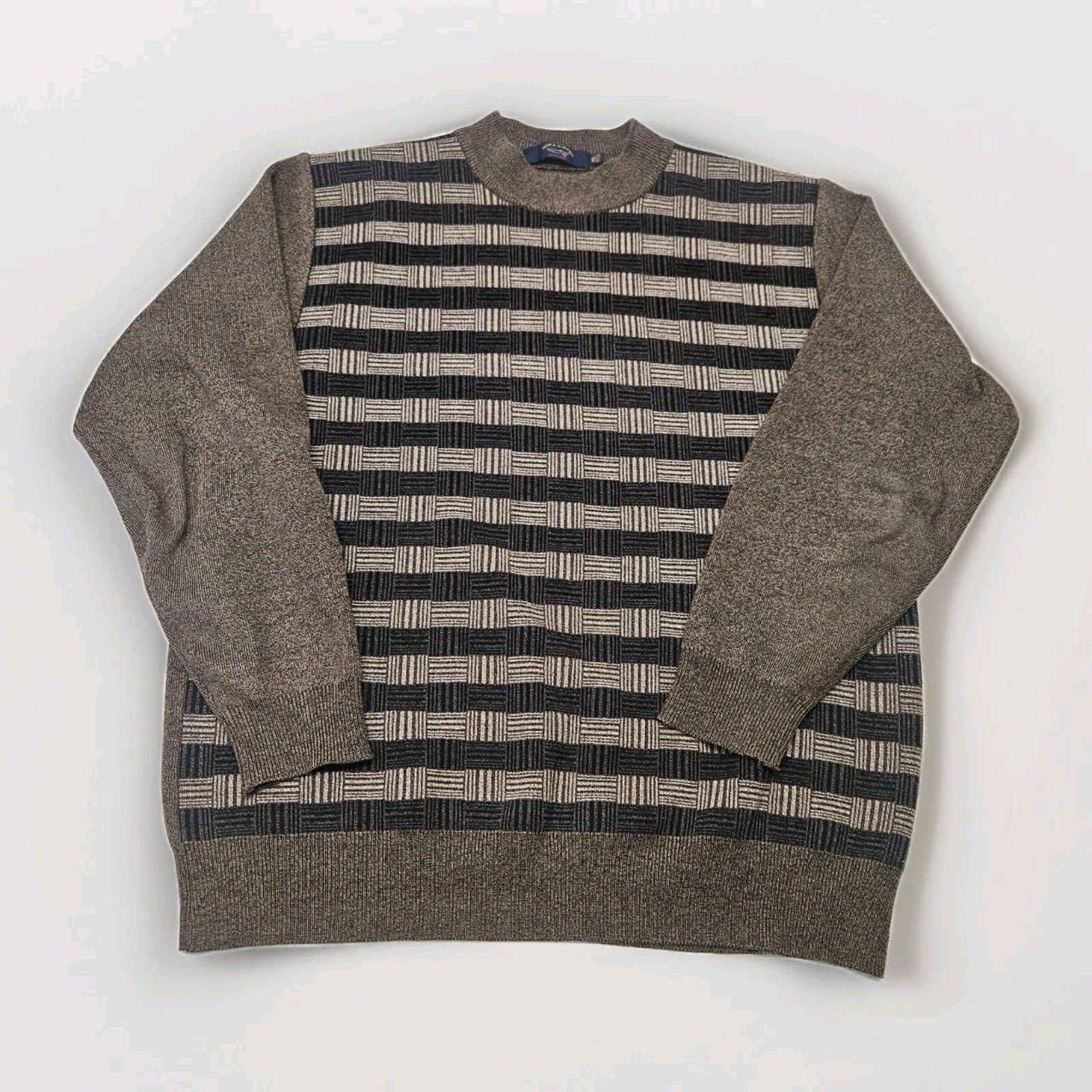 Men’s Paul Shark Wool Sweater Pullover Made in Italy Sz Large Fisherman Classic