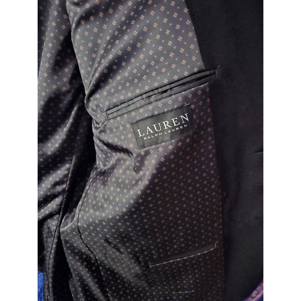 Lauren Ralph Lauren Sport Coat Blazer Men's XL Black 2-Button Jacket