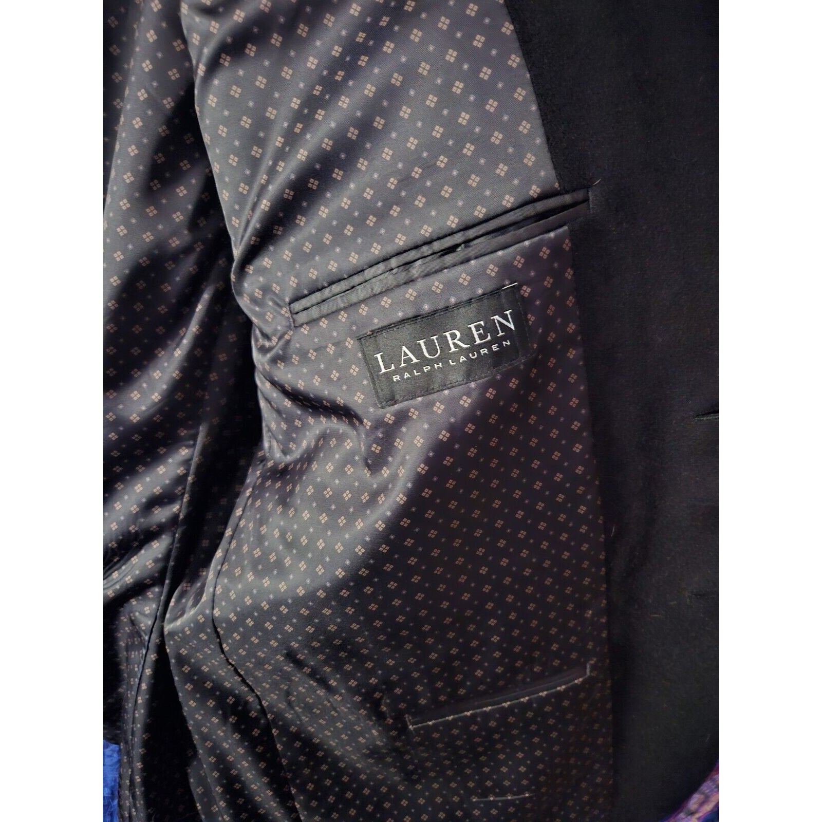 Lauren Ralph Lauren Sport Coat Blazer Men's XL Black 2-Button Jacket