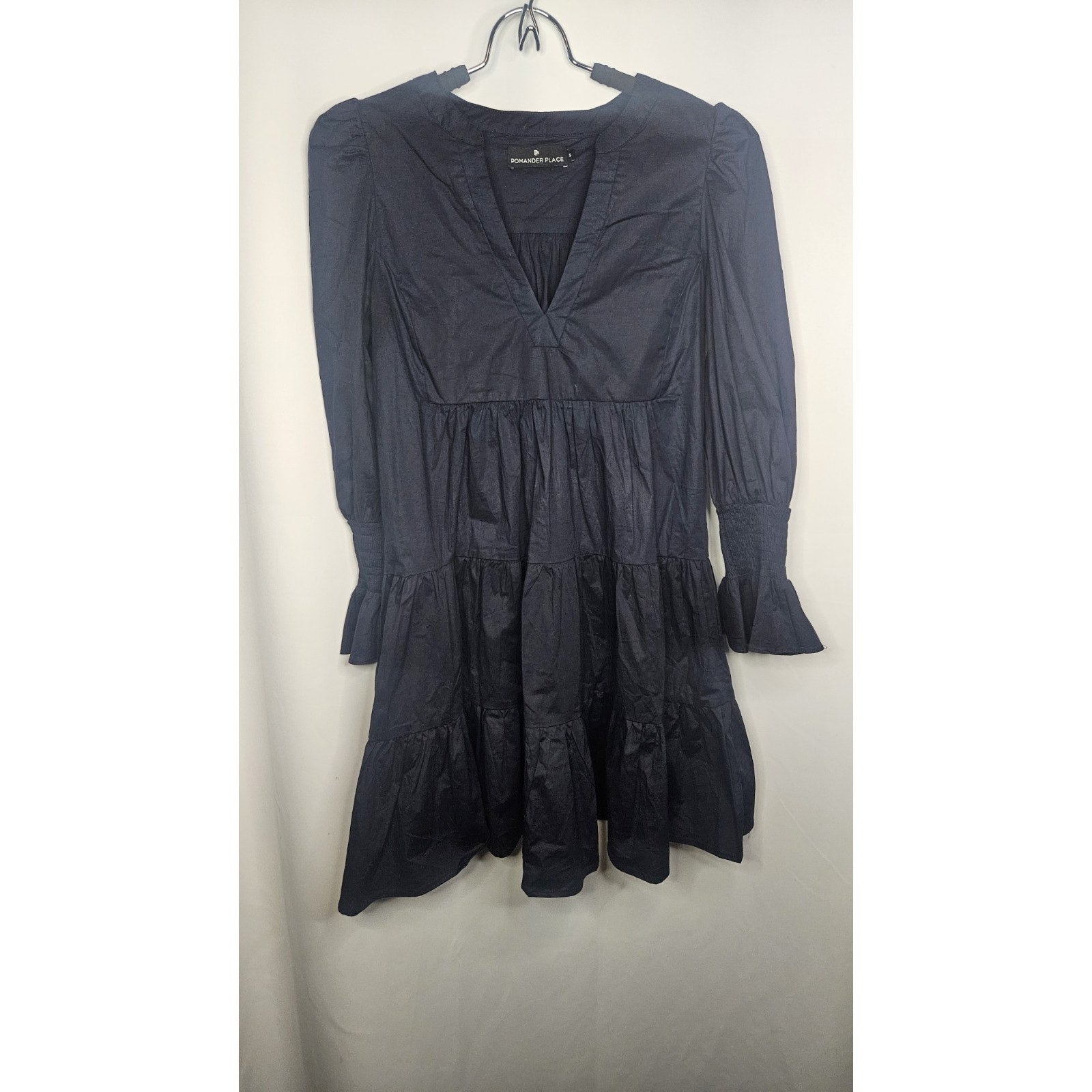 Tuckernuck Pomander Place Dress Blue Striped Kenzo Mini Size Small Tiered Dress Summer Outfit Trendy Styles