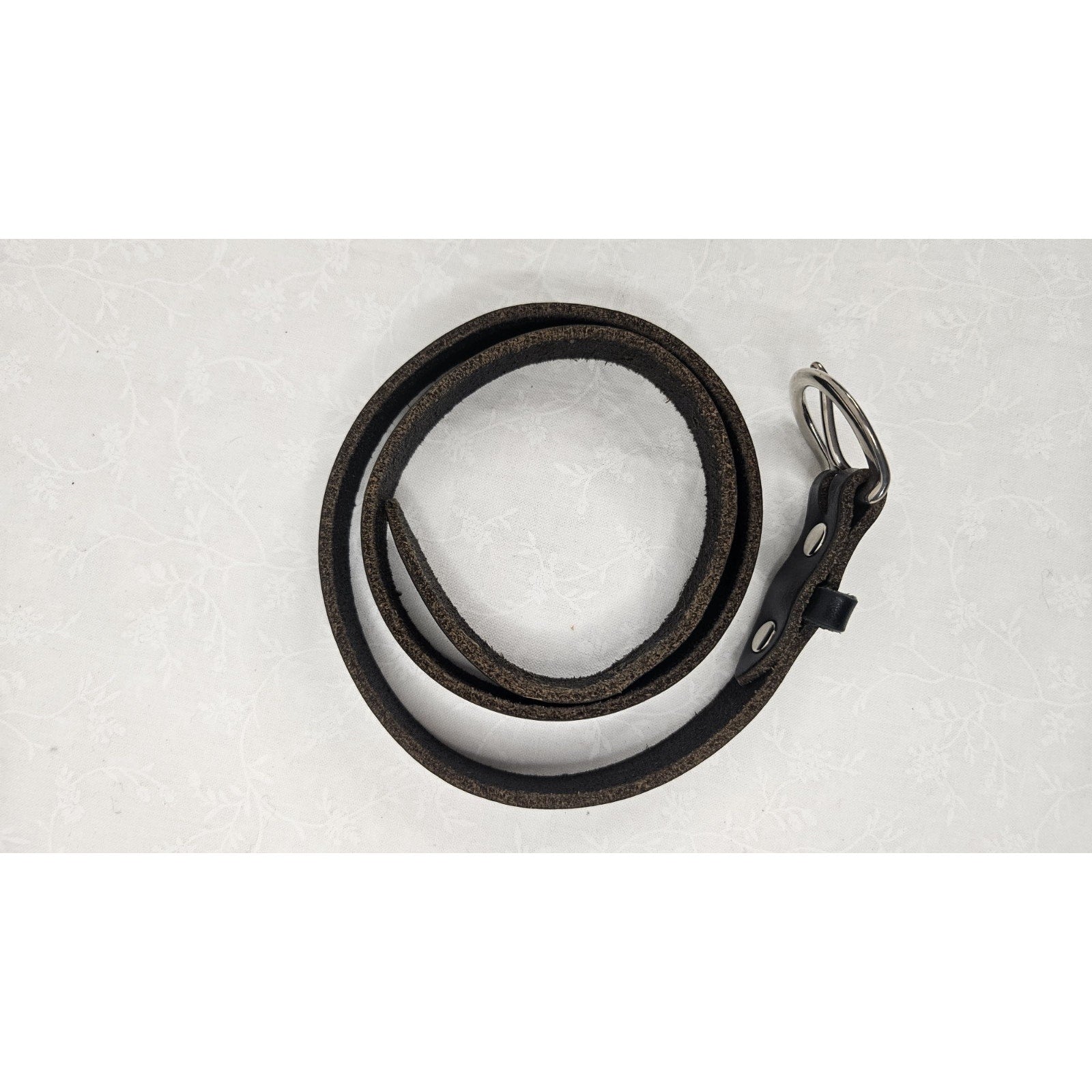 Jakimac 3/4" Women's 30" Black Leather Belt Classic Western Plain Belt XS
