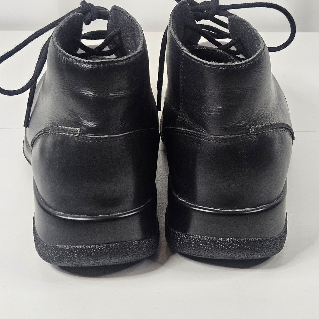 Drew Krista Women’s Black Boots 10141-12 9WW Extra Wide Orthopedic Shoes