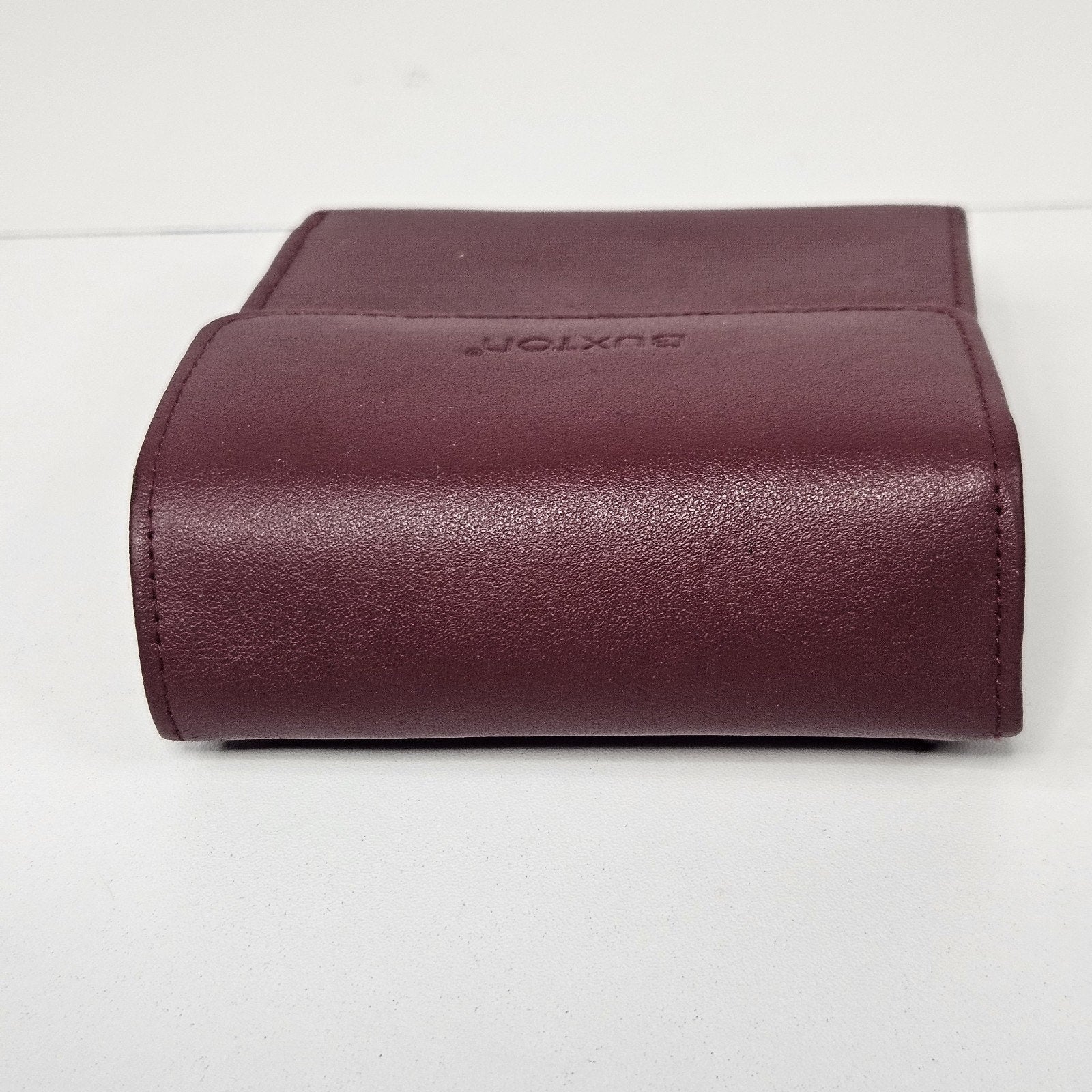 Vtg. BUXTON Red Wallet Accordion Multi Credit Card Coin Purse Snap Wallet