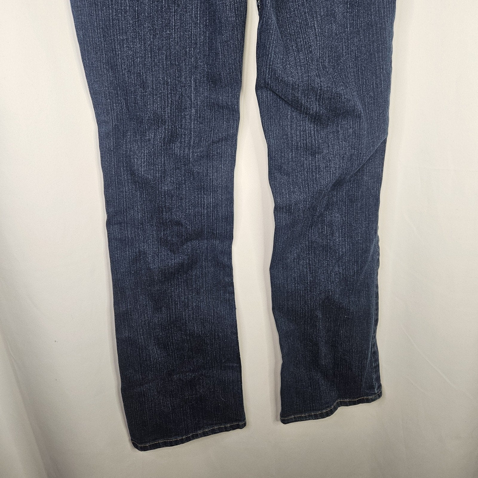 Vintage Y2K Lot 29 Size 7 Bootcut Low Rise Stretch Jeans Gold Embroidered 30x30