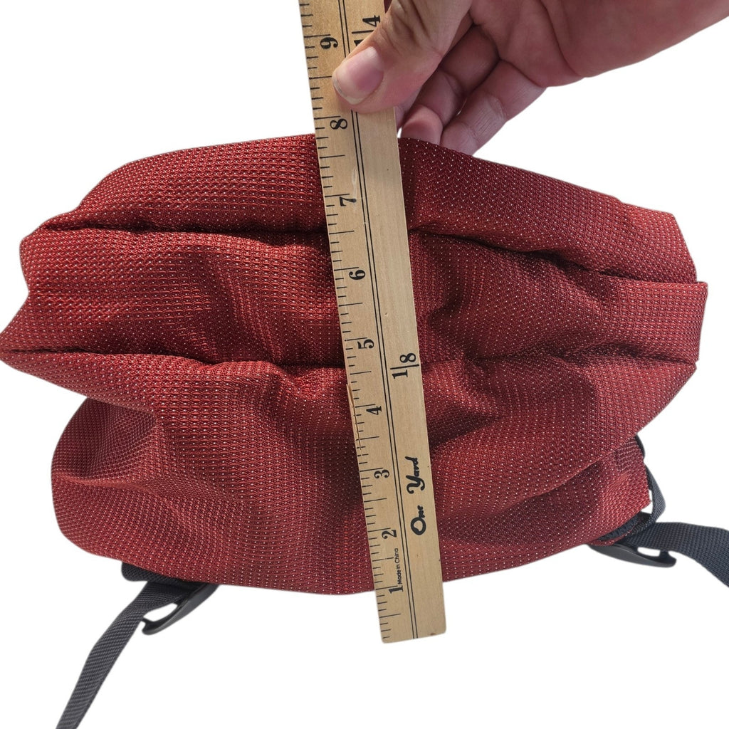 Kenneth Cole Reaction 19" Backpack 15.6" Laptop Pocket Red Gray Textured