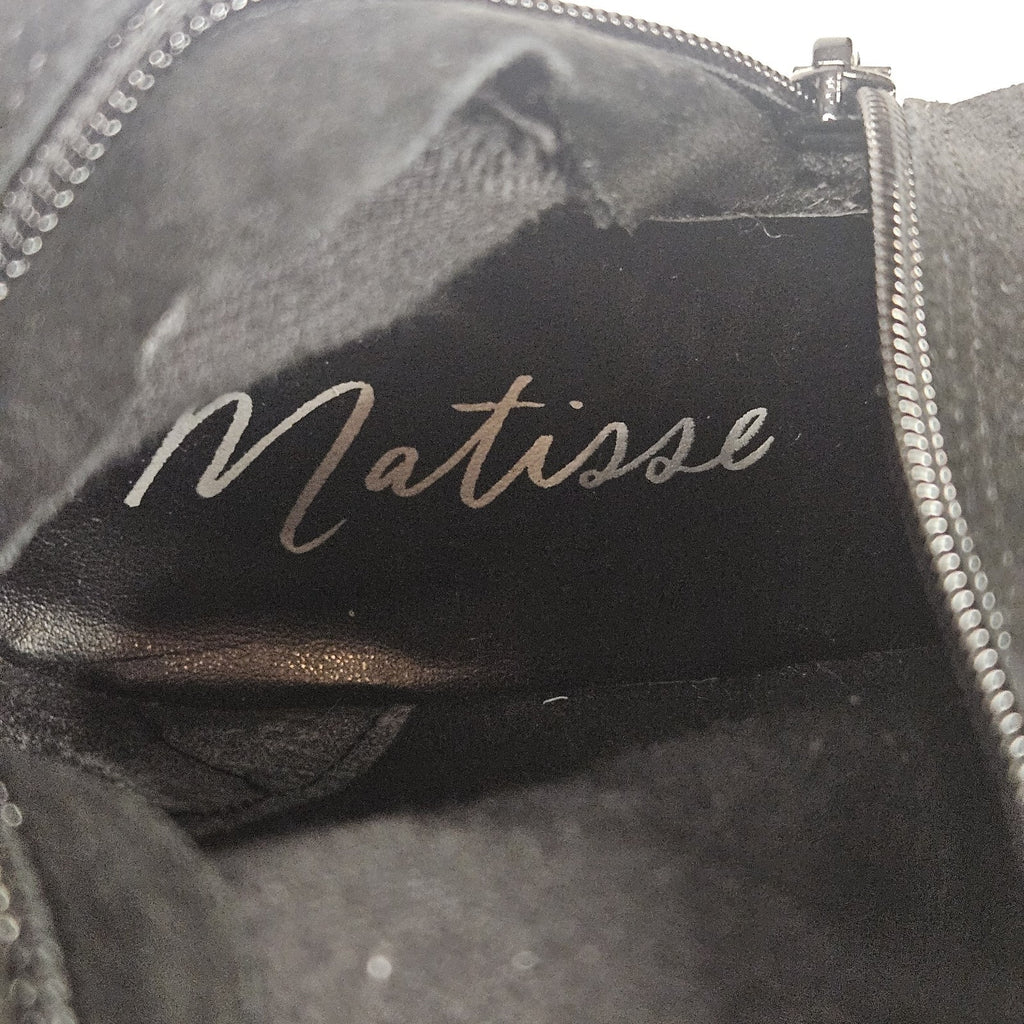 Matisse Womens Size 10 M Black Suede Zip 23" Shaft Over The Knee Western Classic