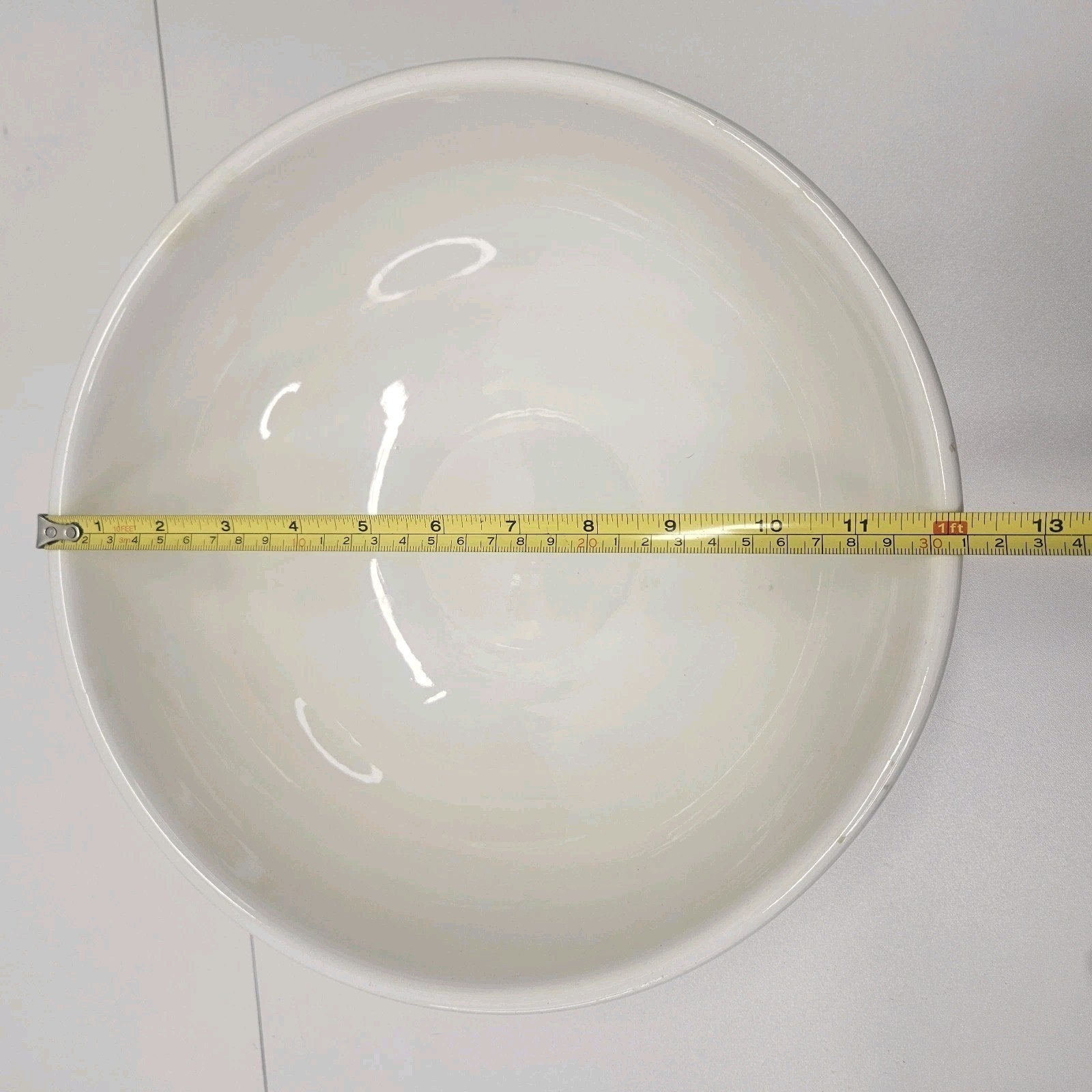 Vintage Italian Furio 12" Pink Ceramic Serving Bowl Decorative Cottage Country