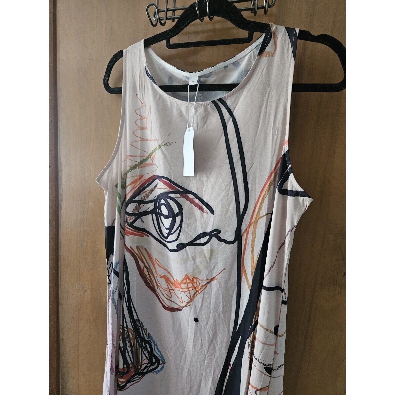 NWT Roywe Dress Full Length Summer Or Spring Dress Size Large