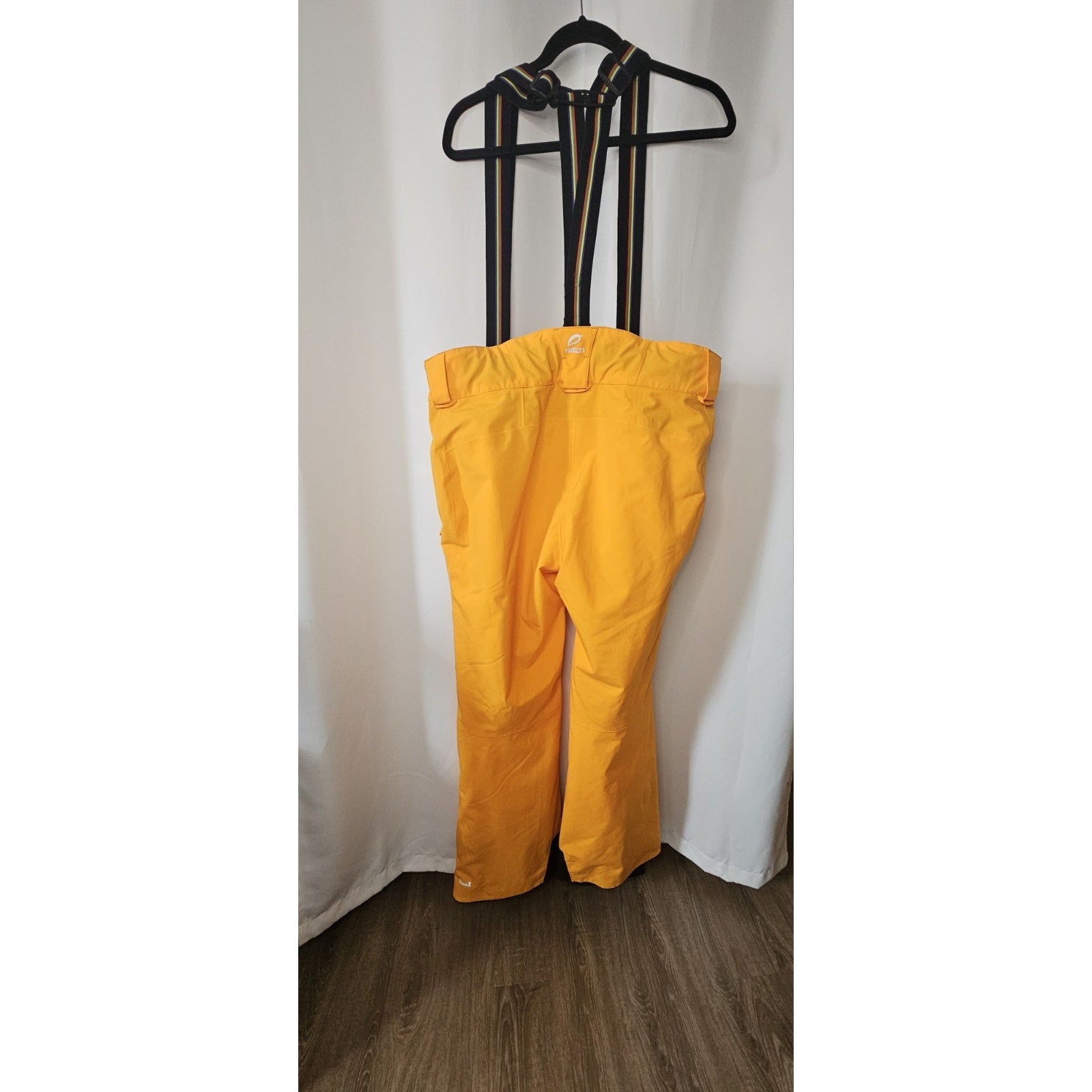 HALTI DrymaxX Ski Pants Mens Size XXL Removable Straps Adjustable Waist Orange