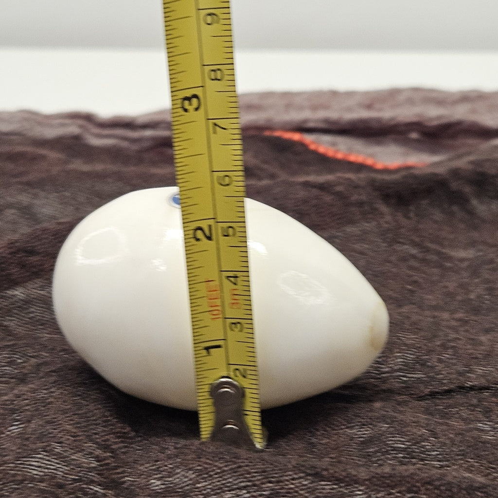 Vtg Natural White Layered Agate, Onyx, Alabaster 6 Eggs Stone Healing Mexico