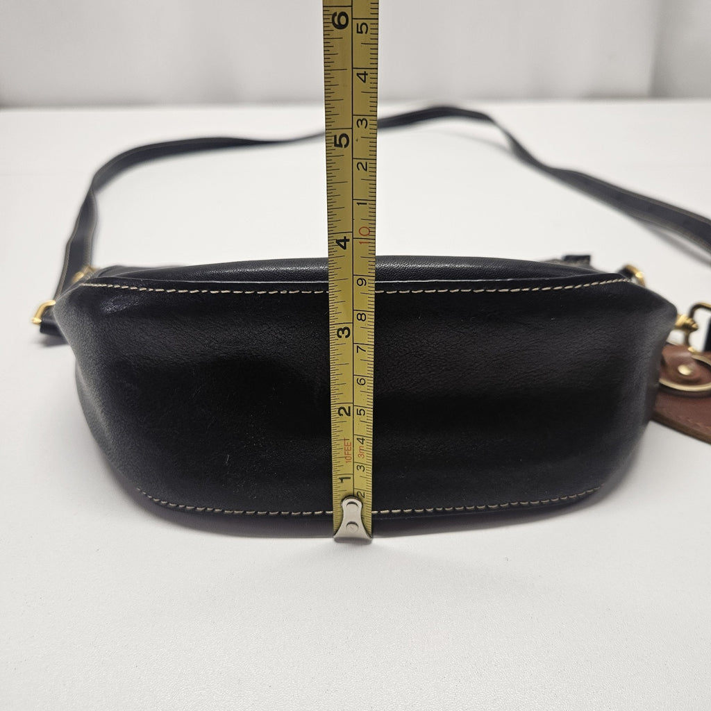 S-ZONE Small Leather Crossbody Bags for Women Cute Purses with RFID Black