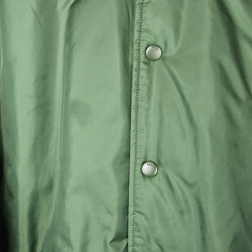 Aritzia TNA Jacket Men Large Green Stadium Yellow Varsity Bomber Coat Letterman