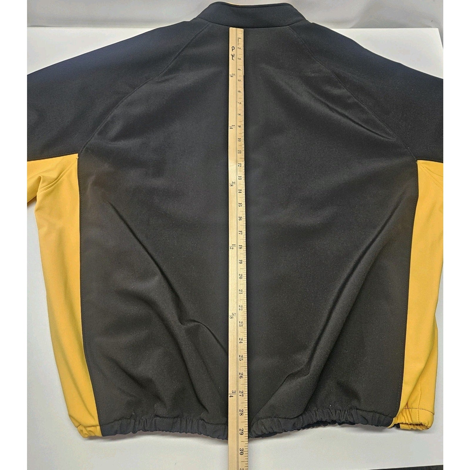 Eastbay DeLong Full Zip Embroidered Black & Yellow Jacket Size 2XL NWT Vintage