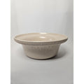 Vintage McCoy Pottery Tan Speckled Serving Bowl #593 Made in USA Cali Original