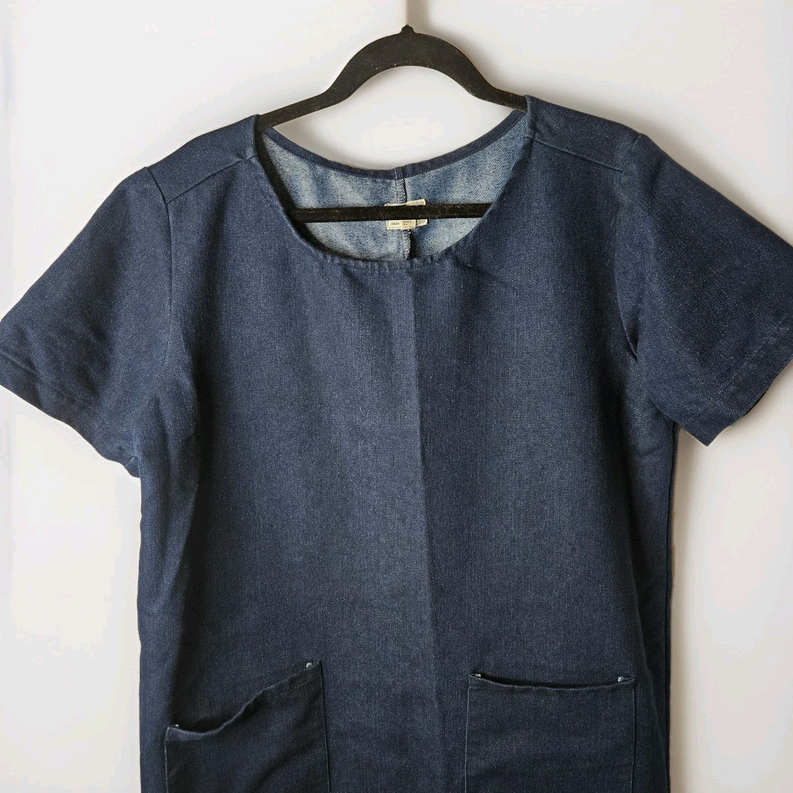 Urban Renewal Denim Mini Dress Size Small Vintage Fabrics Made is USA