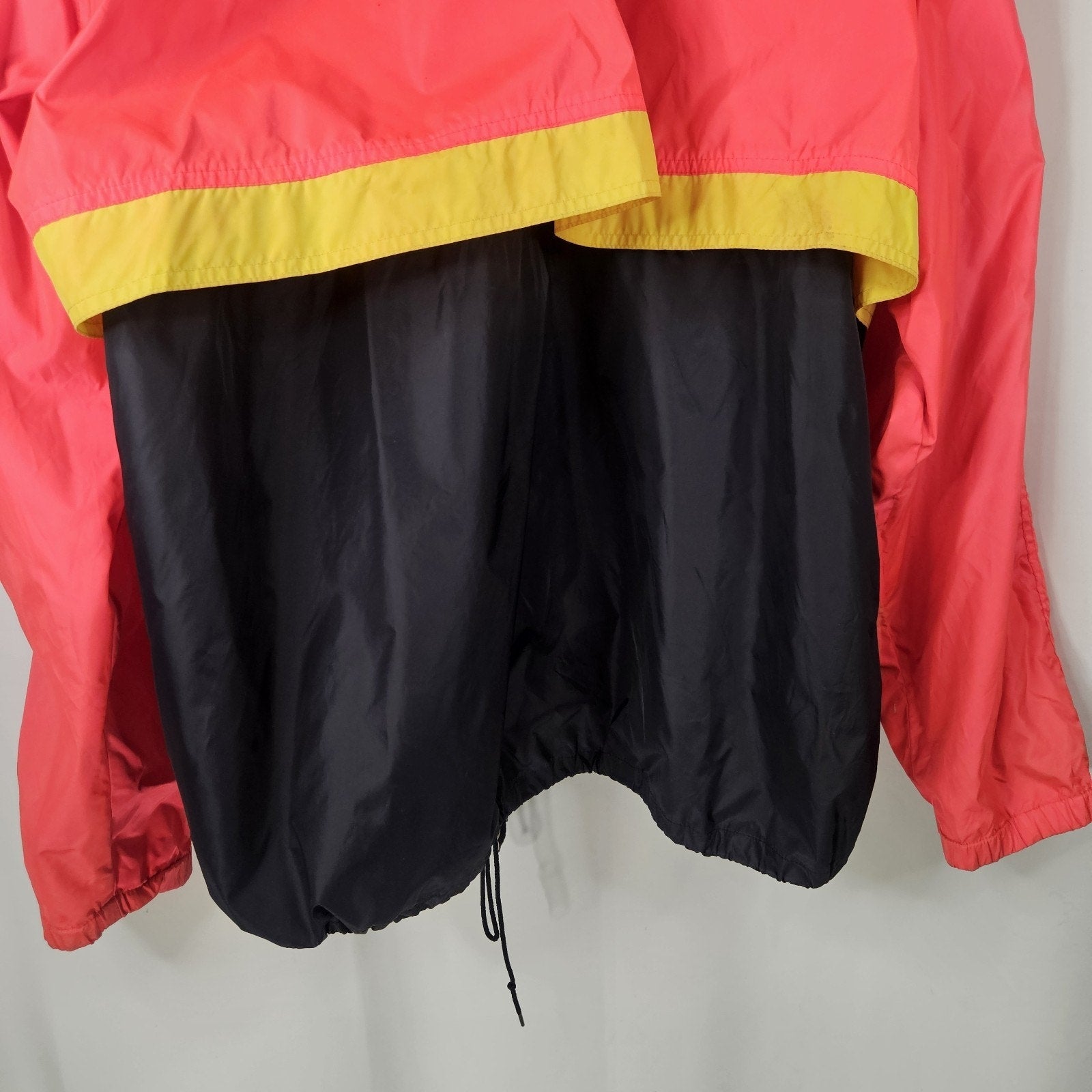 Vtg Woolrich Mens Colorblock Windbreaker Water Resistant Jacket XXL Running Coat