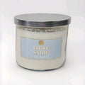 Huntington Home Soy Blend Candle - FIRST SNOW Scent - 3 Wick 14 oz 4" Round