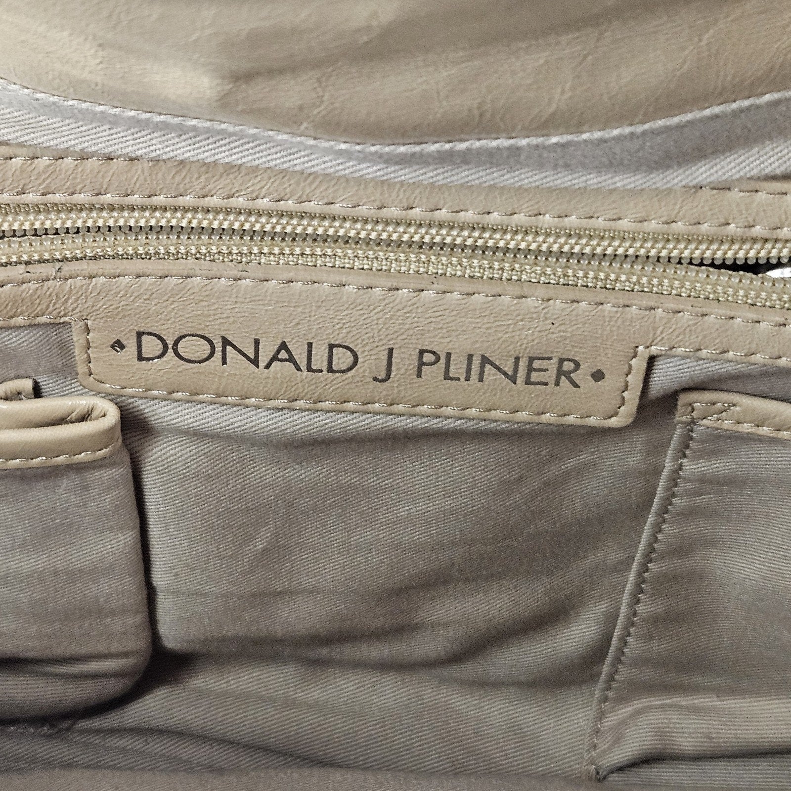 Patent Leather Handbag DONALD J PLINER Nude Mini Shoulder Bag Flap Over Purse