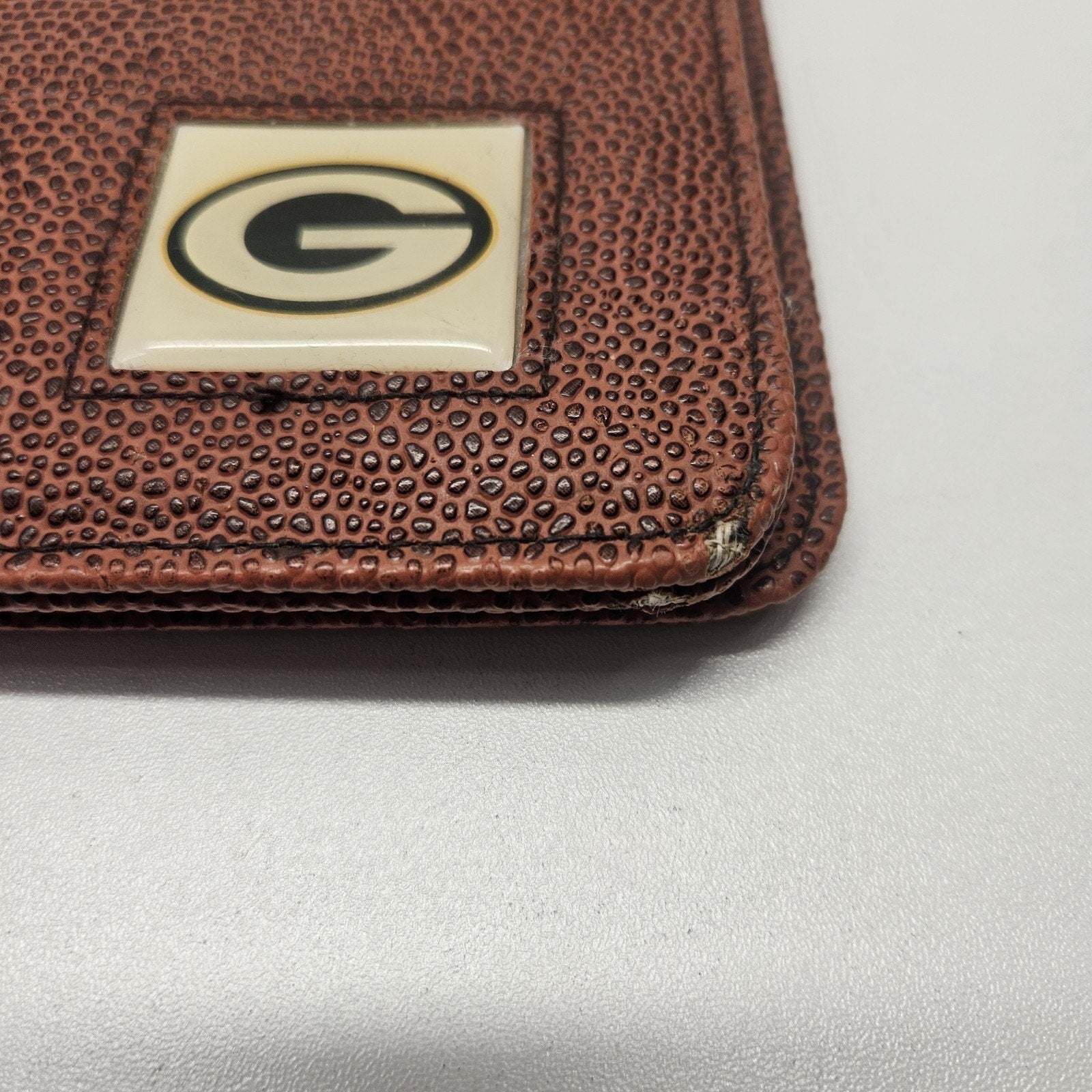 Vintage 90s Green Bay Packers Pigskin Portfolio Organizer Notebook Football