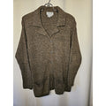 Nomadic Traders Brown Cardigan Sweater Women's Medium Button Down 100% Wool