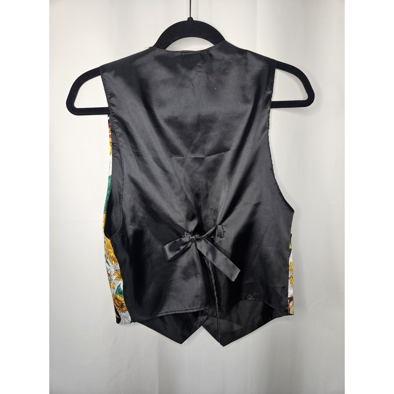 Vintage 90s Looney Tunes Vest Sunflower Cartoon Flowers One Size Fits Most 1994