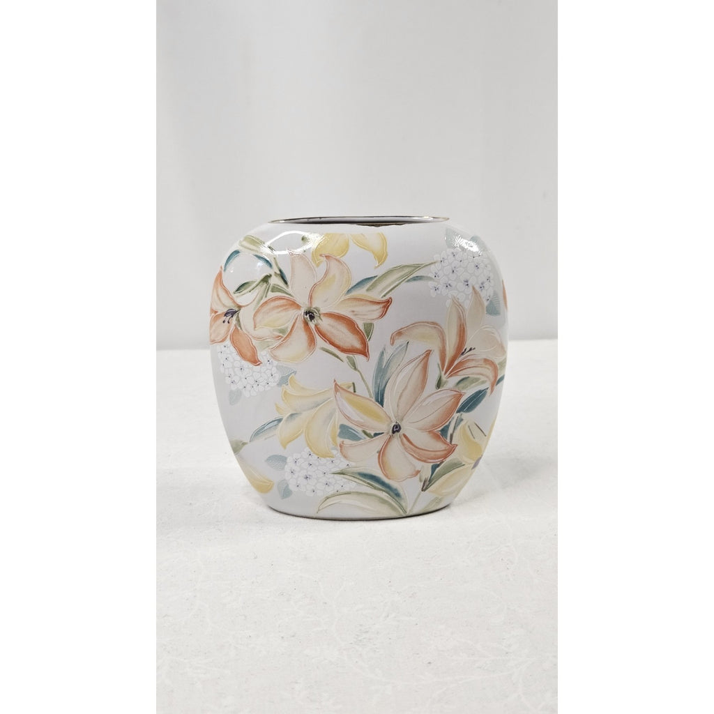 Vintage Flora Design Mini Vase Kimiko Ikeda Otagiri Japan Mid-Century Boho Retro